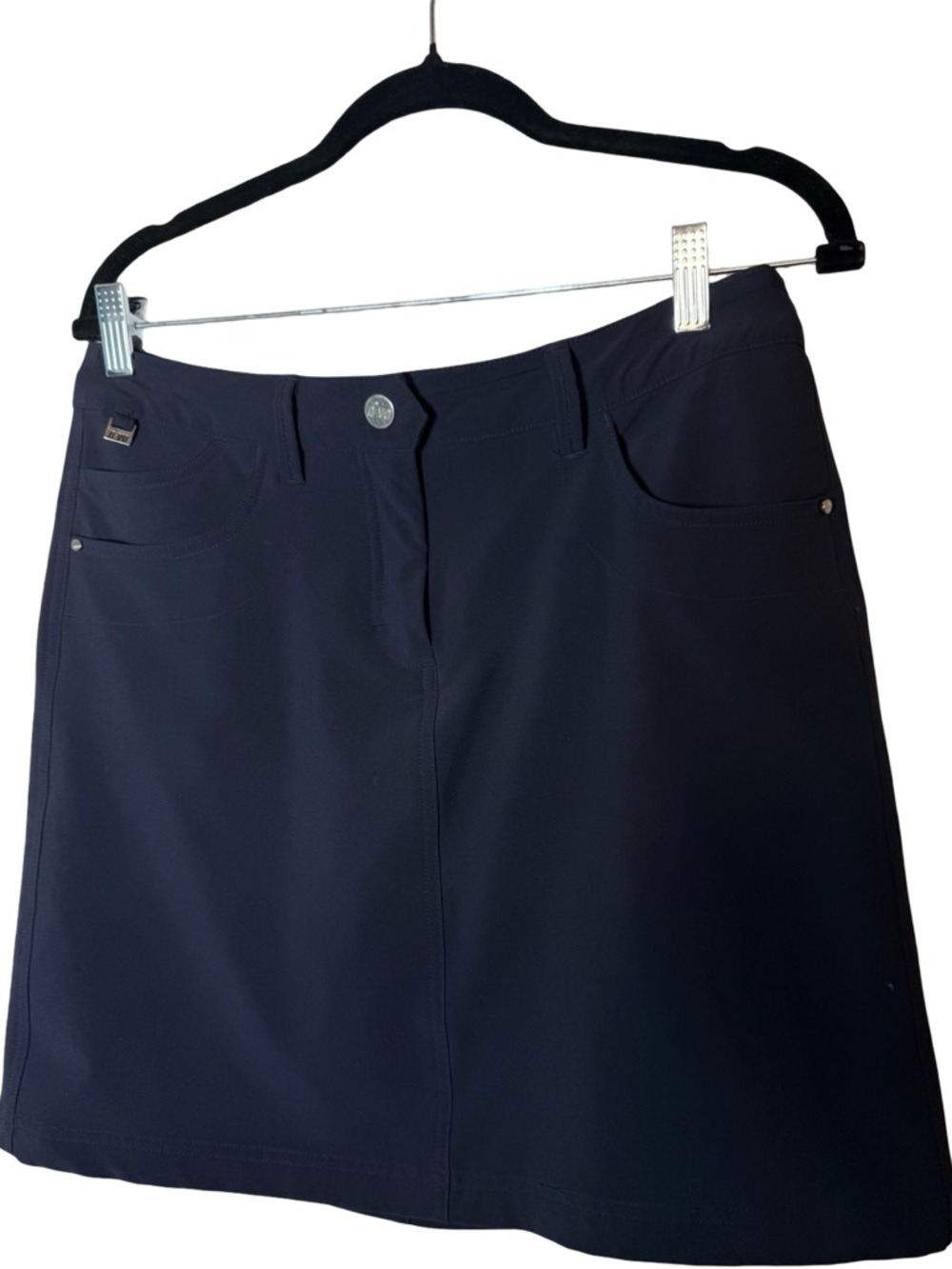 N’VO by Lanctôt Navy Golf Skort stretch Size 6 - Picture 3 of 9